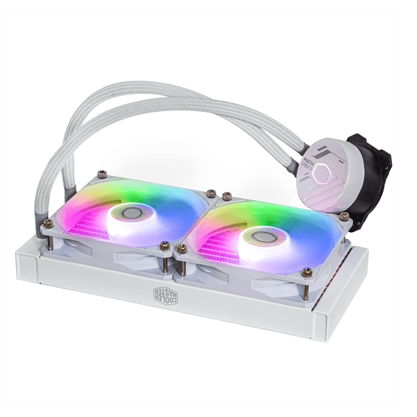 Cooler Master MasterLiquid 240L Core ARGB White 240mm CPU Liquid Cooler